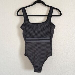 Miraclesuit 10 Black Checkerboard One‎ Piece Swimsuit Slimming Tummy Control